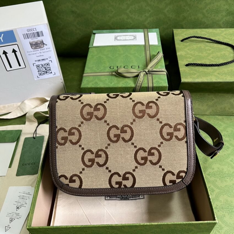 Gucci Horsebit 1955 Bolso de hombro con Jumbo GG 602204-1