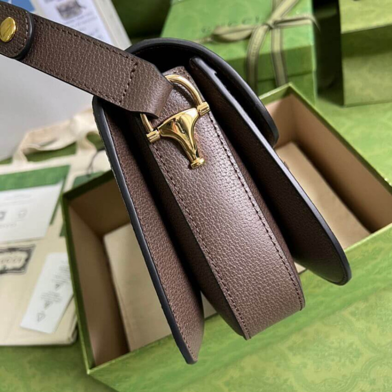 Gucci Horsebit 1955 Bolso de hombro con Jumbo GG 602204-3