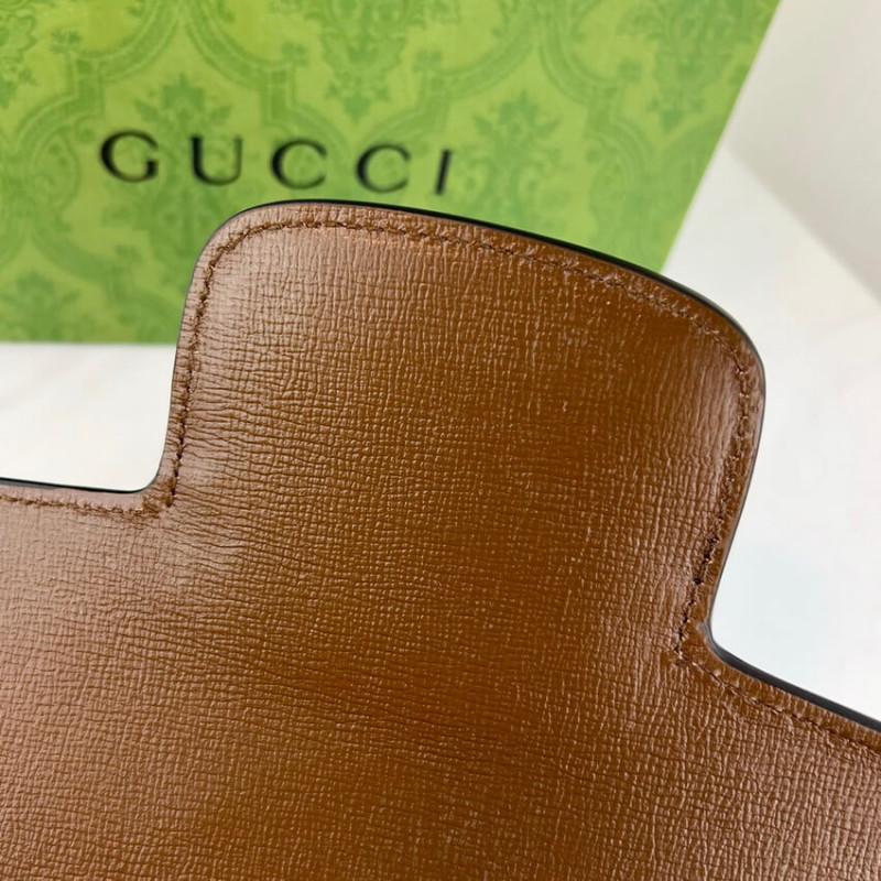 Gucci Horsebit 1955 Bolso de hombro con estampado geométrico 602204-8
