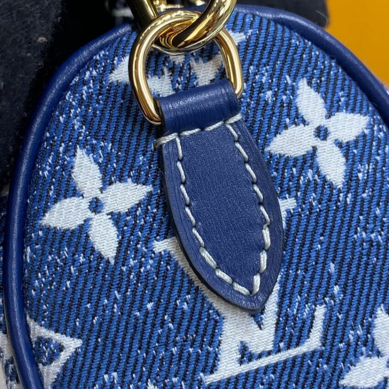 Louis Vuitton Monogram Jacquard Denim Nano Speedy M81168 M81213-7
