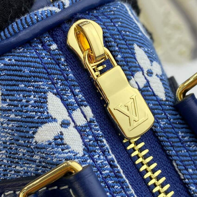 Louis Vuitton Monogram Jacquard Denim Nano Speedy M81168 M81213-9