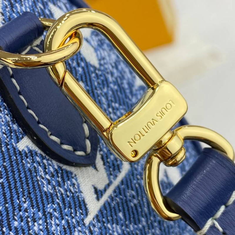 Louis Vuitton Monogram Jacquard Denim Nano Speedy M81168 M81213-10