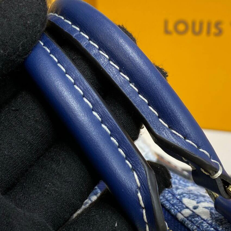 Louis Vuitton Monogram Jacquard Denim Nano Speedy M81168 M81213-14
