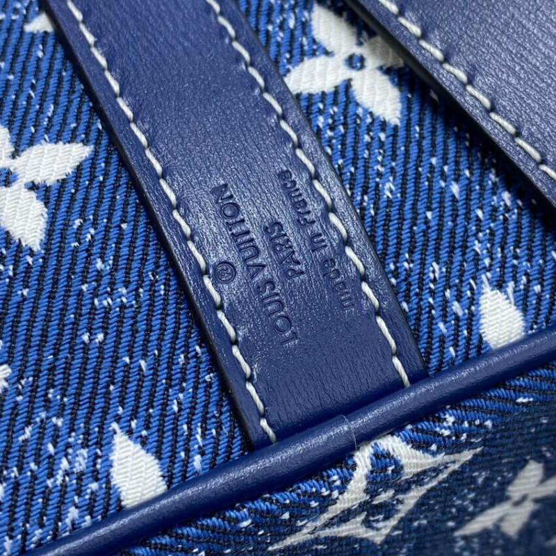 Louis Vuitton Monogram Jacquard Denim Speedy Bandouliere 25 M59609-11