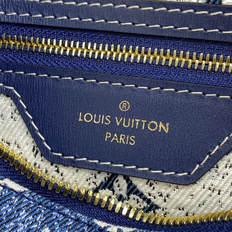 Louis Vuitton Monogram Jacquard Denim Speedy Bandouliere 25 M59609-13
