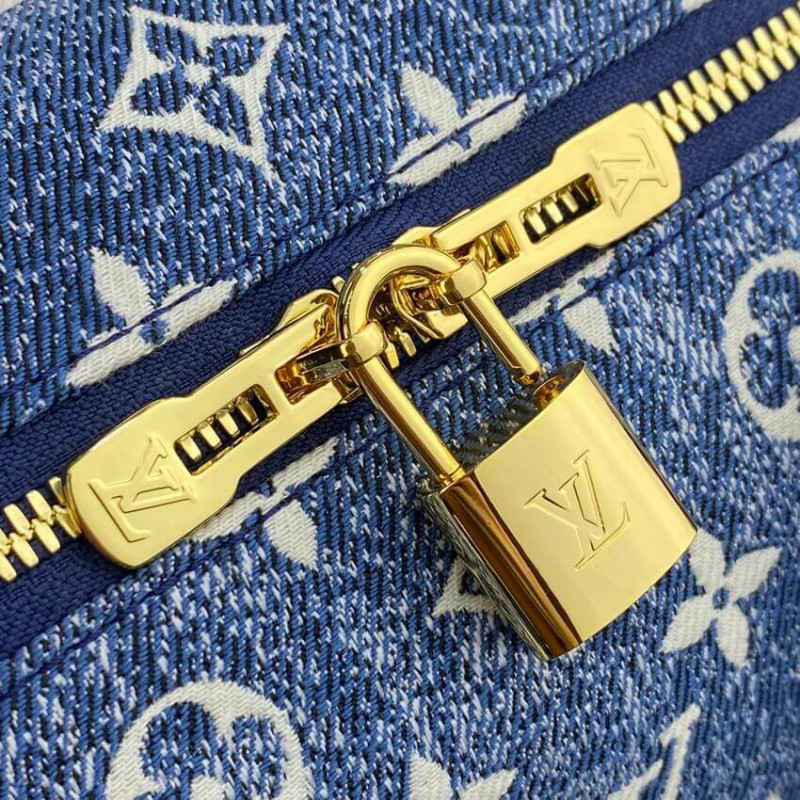 Louis Vuitton Monogram Jacquard Denim Speedy Bandouliere 25 M59609-17