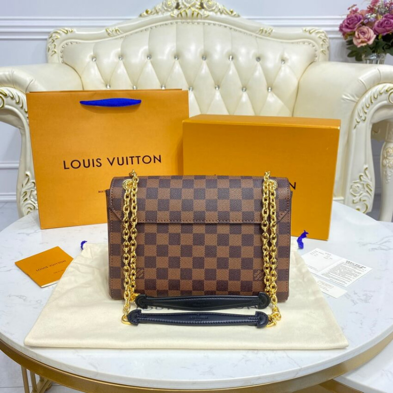Louis Vuitton Damier Ebene Canvas Vavin PM N40110 Caramelo-4
