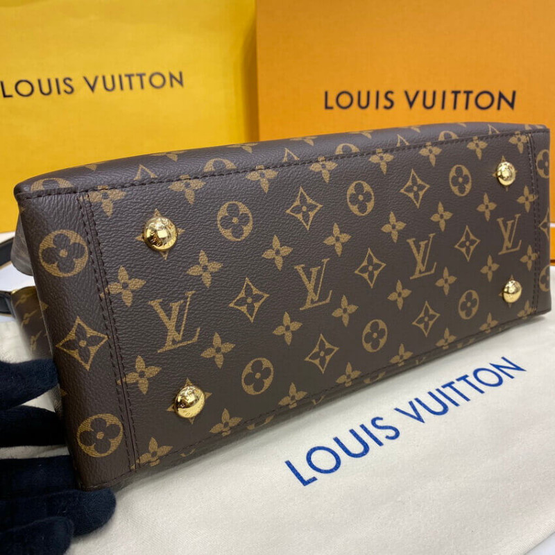 Louis Vuitton Monogram Canvas Flower Tote M43550 Negro-6