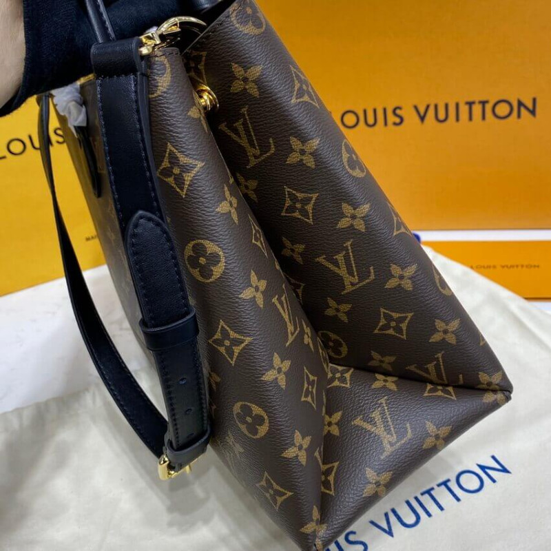 Louis Vuitton Monogram Canvas Flower Tote M43550 Negro-7