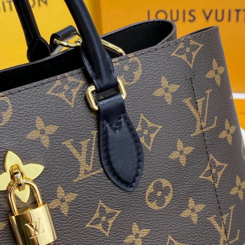 Louis Vuitton Monogram Canvas Flower Tote M43550 Negro-9