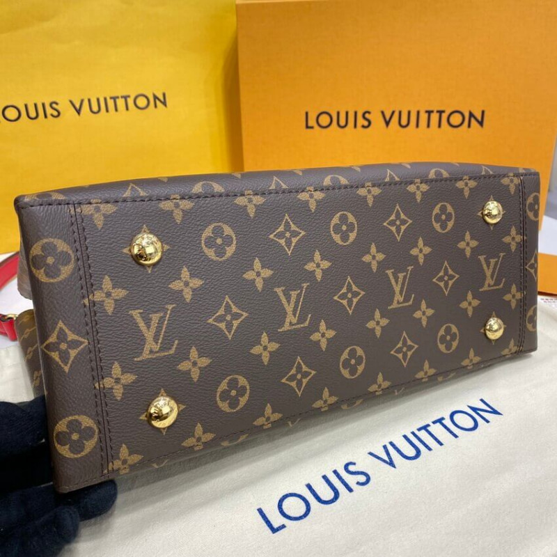 Louis Vuitton Monogram Canvas Flower Tote M43553 Rojo-6