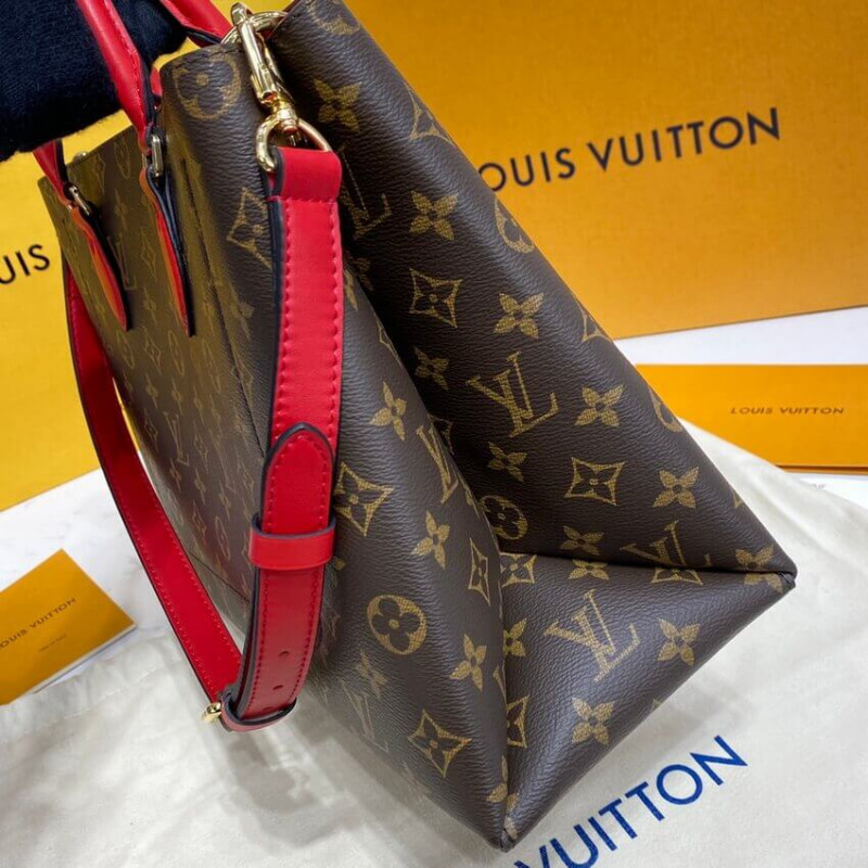 Louis Vuitton Monogram Canvas Flower Tote M43553 Rojo-7