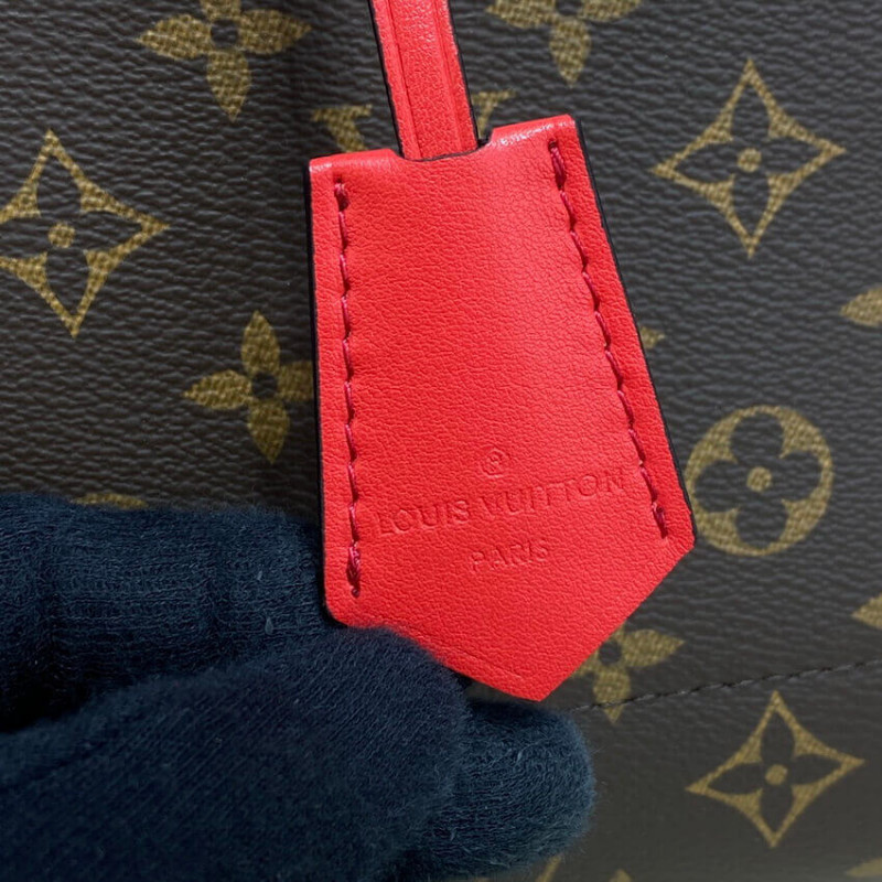Louis Vuitton Monogram Canvas Flower Tote M43553 Rojo-8