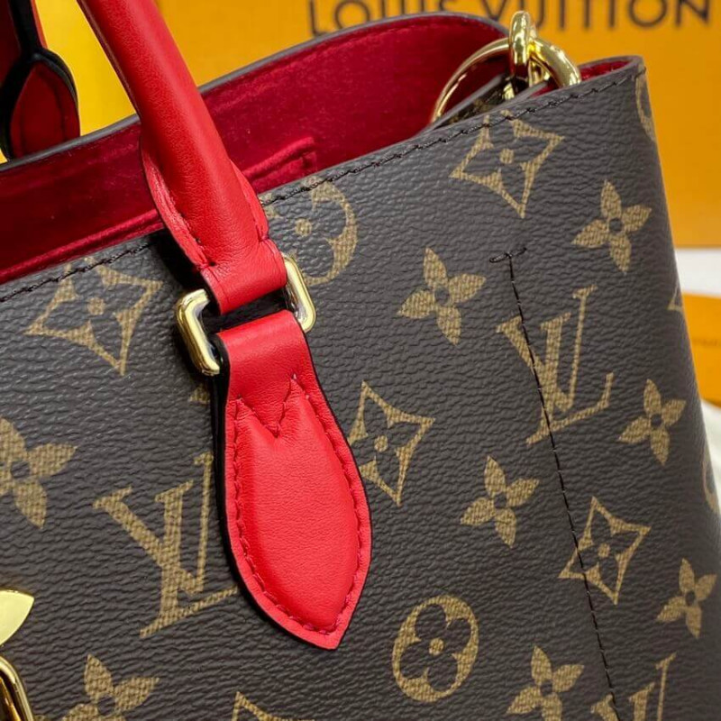 Louis Vuitton Monogram Canvas Flower Tote M43553 Rojo-9