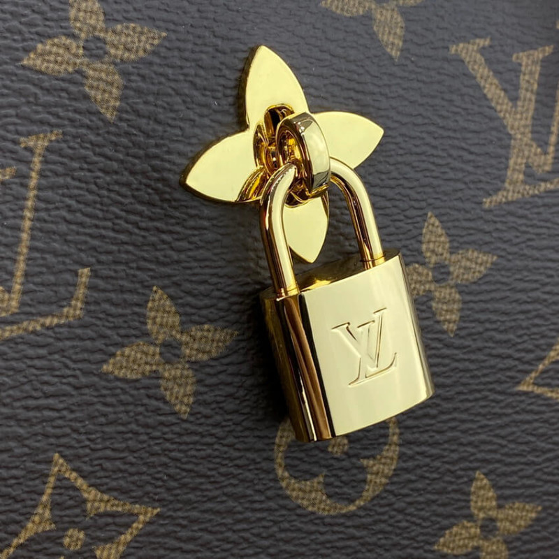 Louis Vuitton Monogram Canvas Flower Tote M43553 Rojo-11