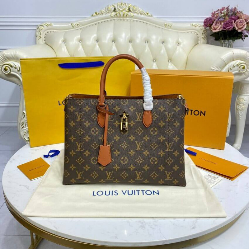 Louis Vuitton Monogram Canvas Flower Tote M43770 Caramelo-2