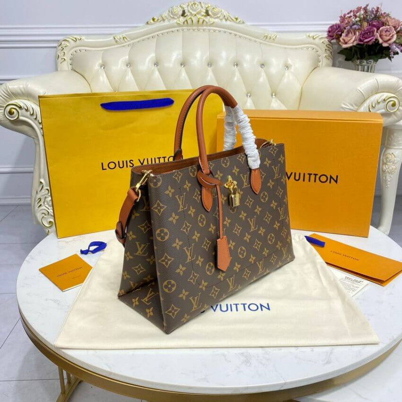 Louis Vuitton Monogram Canvas Flower Tote M43770 Caramelo-3