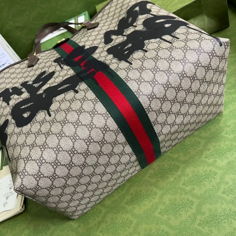 Balenciaga X Gucci Hacker Graffiti Gran Bolsa 680127-11