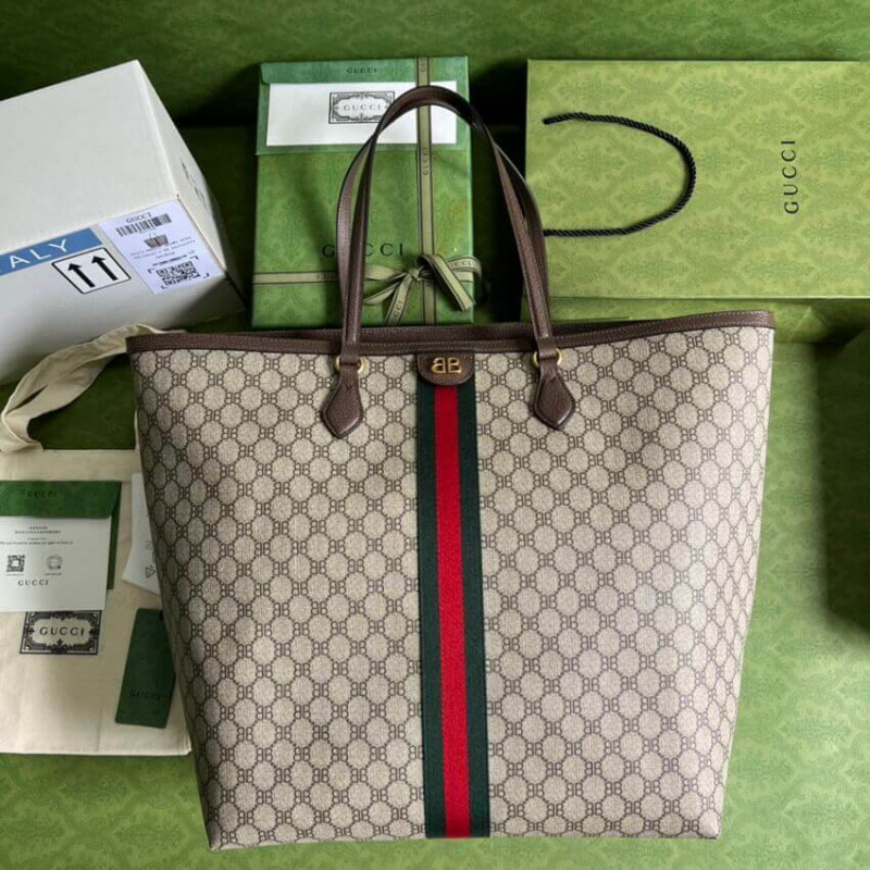 Balenciaga x Gucci Hacker Gran Bolsa 680127 beige-2