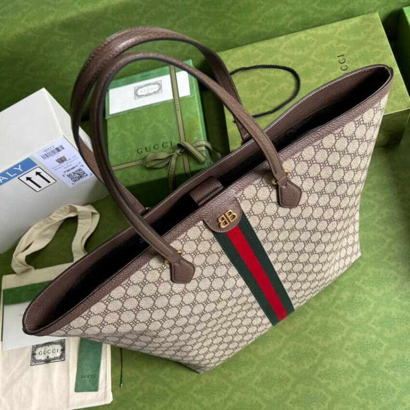 Balenciaga x Gucci Hacker Gran Bolsa 680127 beige-7