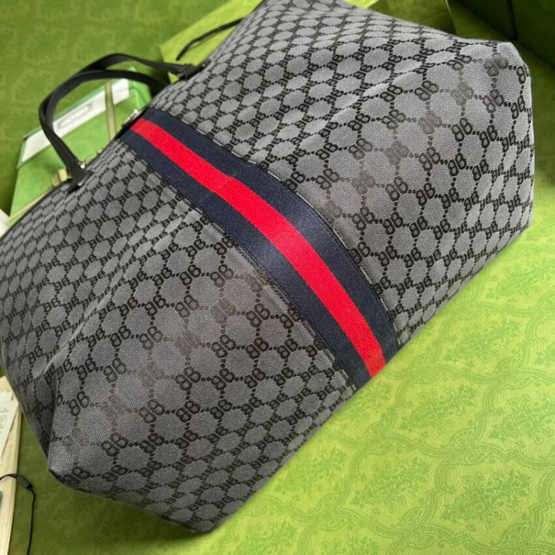 Balenciaga x Gucci Hacker Gran Bolsa 680127 Negro-4