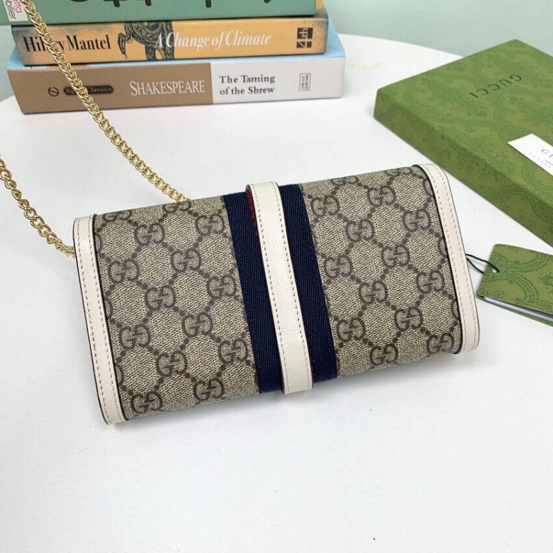 Gucci Jackie 1961 Billet de cadena 652681 White-2