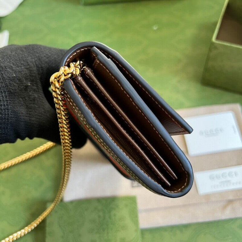 Gucci Jackie 1961 Billet de cadena 652681 con estampado geométrico-4