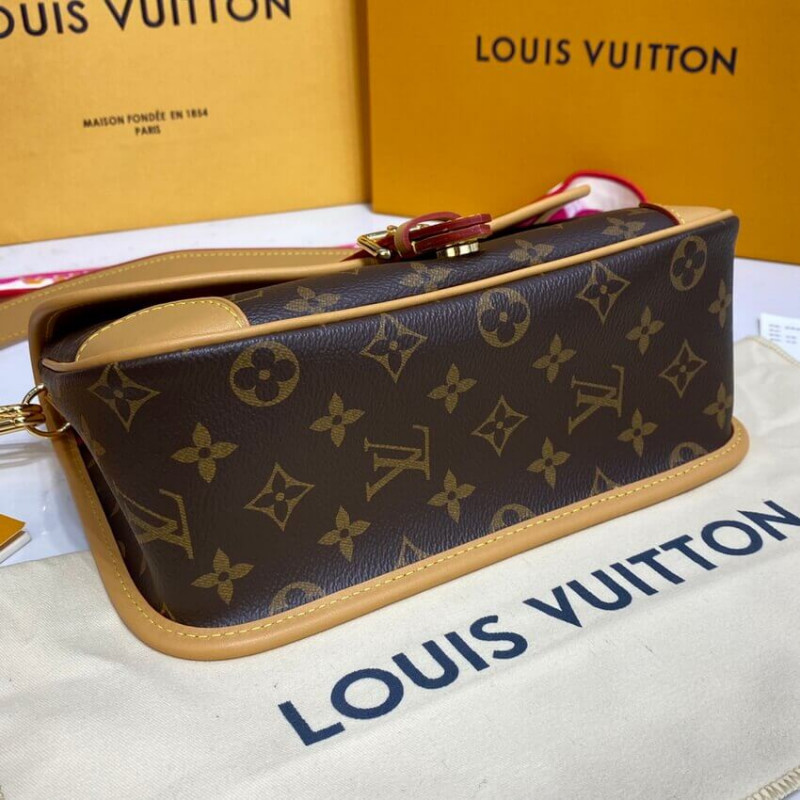 Louis Vuitton Monogram Canvas Diane Bolsa M46049 Fuchsia-6
