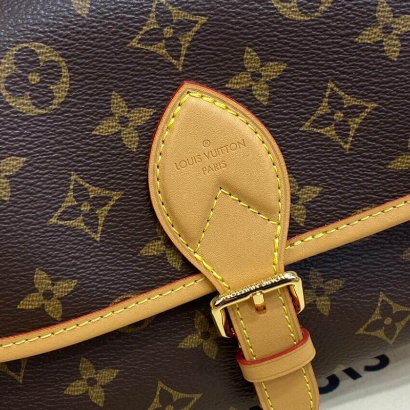Louis Vuitton Monogram Canvas Diane Bolsa M46049 Fuchsia-8