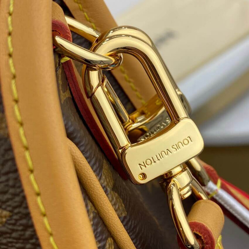 Louis Vuitton Monogram Canvas Diane Bolsa M46049 Fuchsia-11