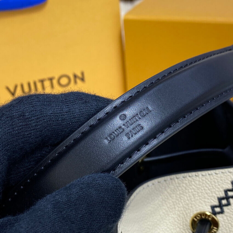 Louis Vuitton Neonoe MM M46023 Creme Beige/Negro-13
