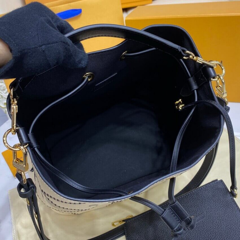 Louis Vuitton Neonoe MM M46023 Creme Beige/Negro-14