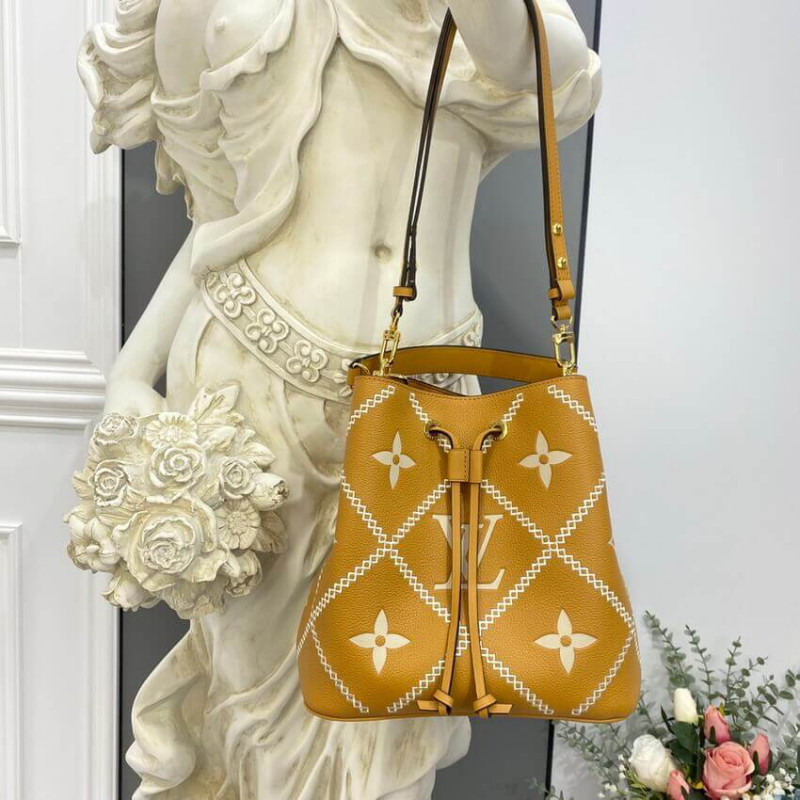 Louis Vuitton Neonoe MM M46029 Arizona Brown/Creme Beige-3