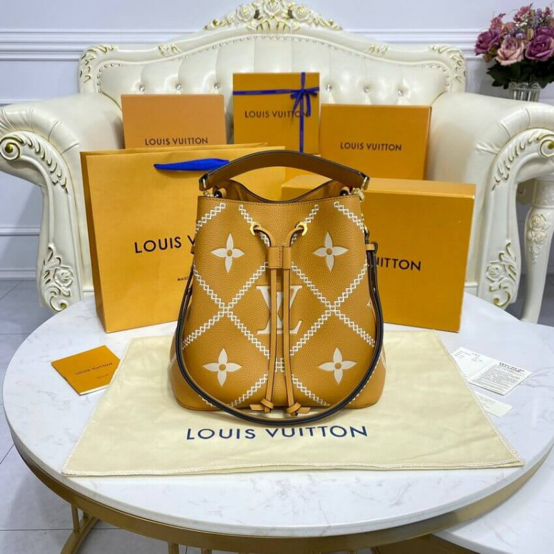 Louis Vuitton Neonoe MM M46029 Arizona Brown/Creme Beige-4