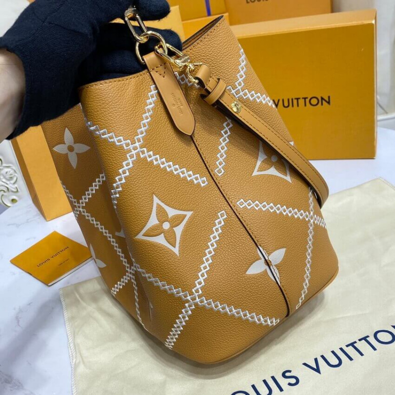 Louis Vuitton Neonoe MM M46029 Arizona Brown/Creme Beige-8