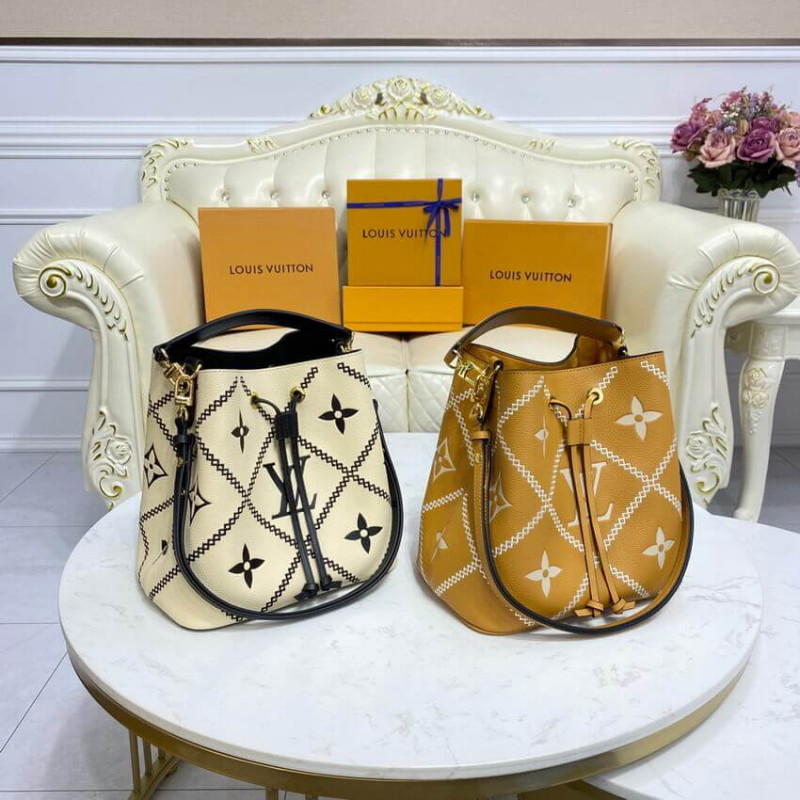 Louis Vuitton Neonoe MM M46029 Arizona Brown/Creme Beige-18