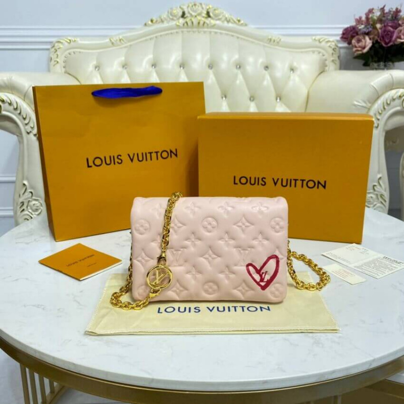 Louis Vuitton Limited Edition Pochette Coussin M80834 Dragee Pink-4