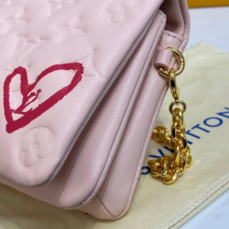 Louis Vuitton Limited Edition Pochette Coussin M80834 Dragee Pink-9
