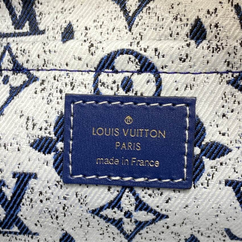 Louis Vuitton Denim Jacquard Textil Square Bolsa M59611-17