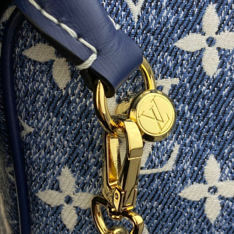 Louis Vuitton Denim Jacquard Textil Square Bolsa M59611-20
