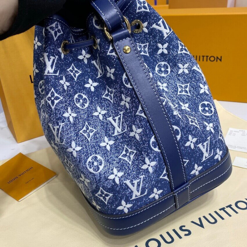 Louis Vuitton Denim Jacquard Textil Petit Noe M59606-6