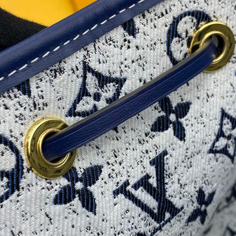 Louis Vuitton Denim Jacquard Textil Petit Noe M59606-14