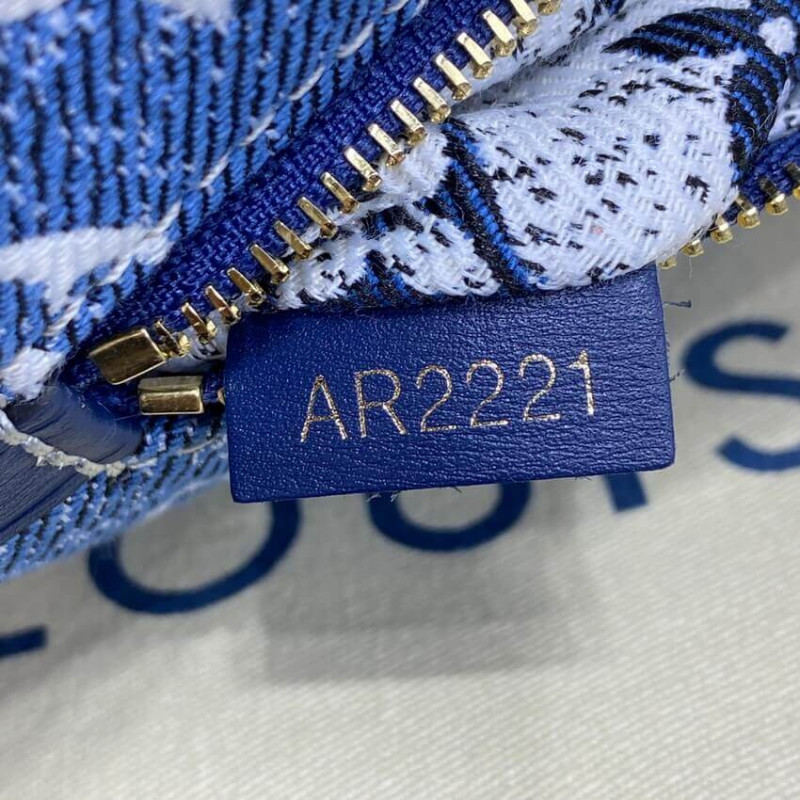 Louis Vuitton Monogram Denim Loop Bolsa M81166 Azul-17