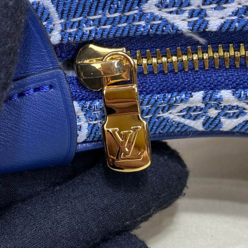 Louis Vuitton Monogram Denim Loop Bolsa M81166 Azul-20