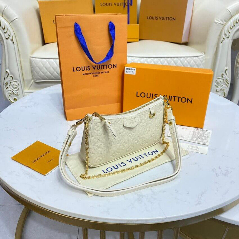 Louis Vuitton Monogram Empreinte Easy Pouch en Strap M81066 Creme-8