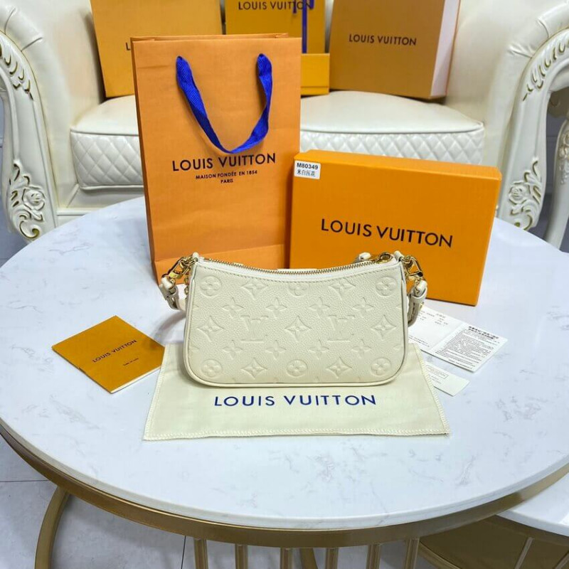 Louis Vuitton Monogram Empreinte Easy Pouch en Strap M81066 Creme-9