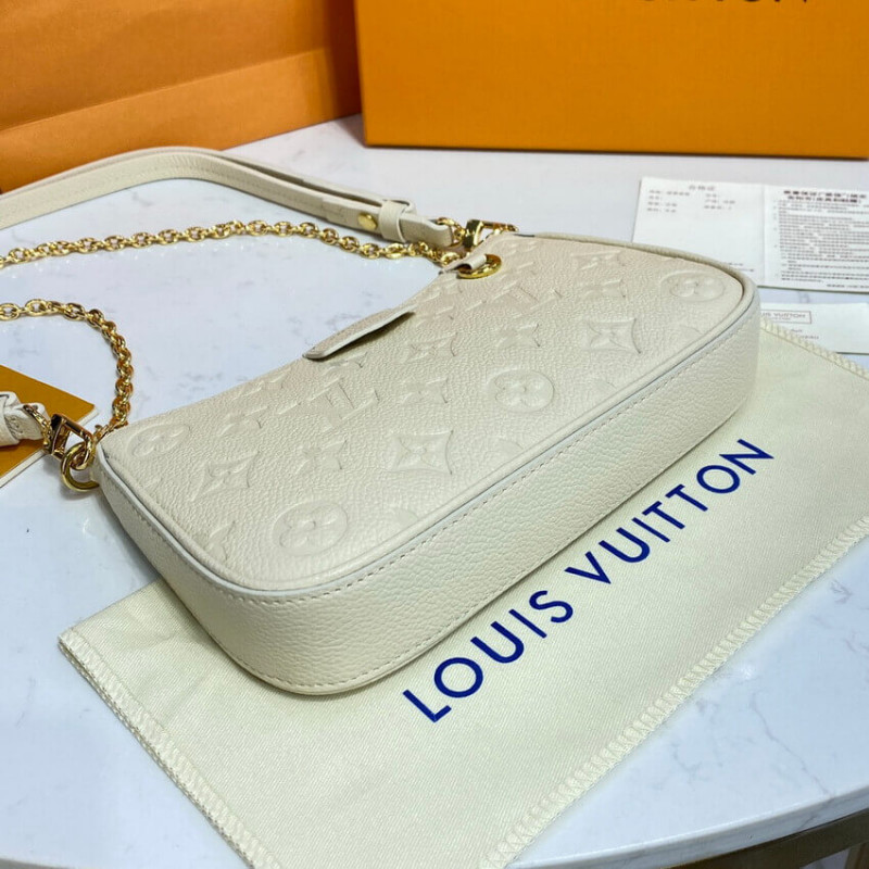 Louis Vuitton Monogram Empreinte Easy Pouch en Strap M81066 Creme-10