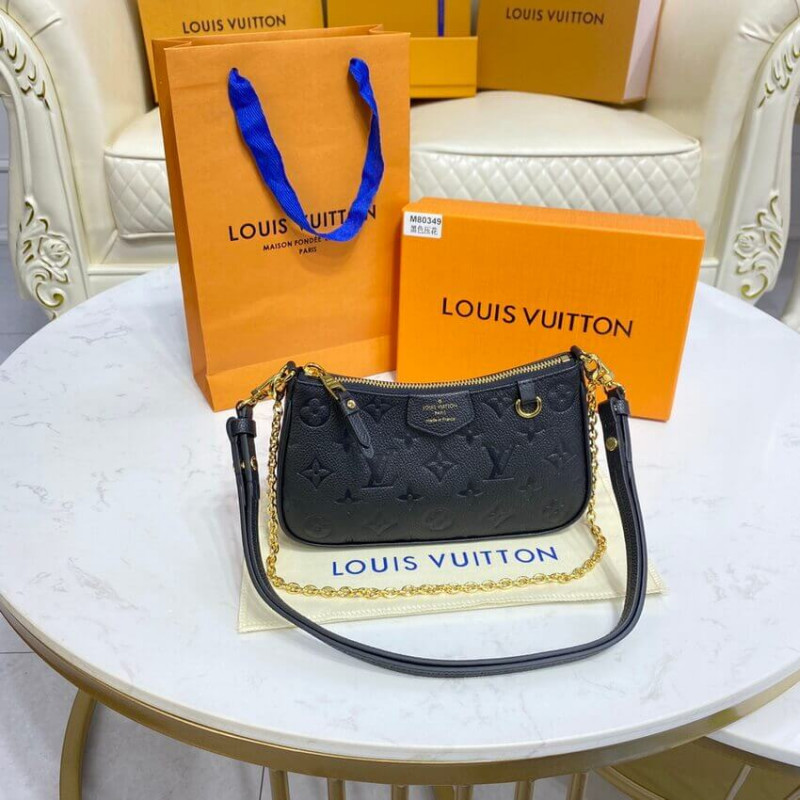 Louis Vuitton Monogram Empreinte Easy Pouch en Strap M80349 Negro-7