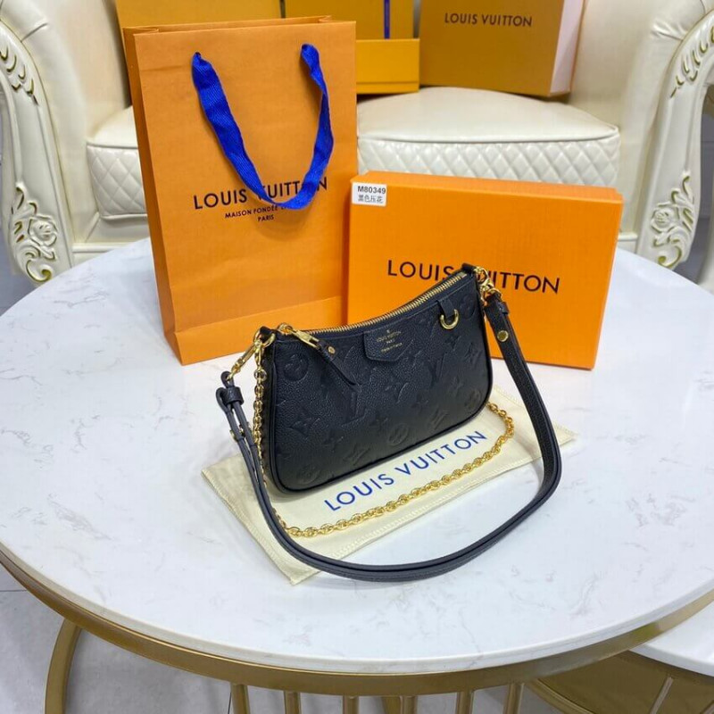 Louis Vuitton Monogram Empreinte Easy Pouch en Strap M80349 Negro-8