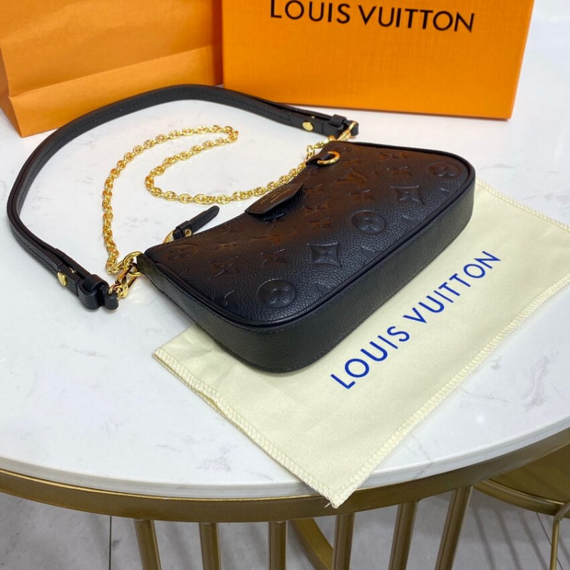 Louis Vuitton Monogram Empreinte Easy Pouch en Strap M80349 Negro-10